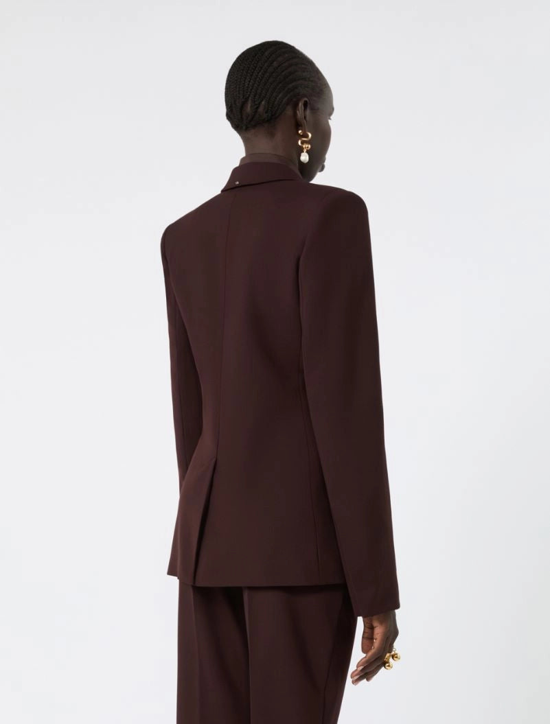 SPORTMAX GIACCA CIOCCA PRUGNA