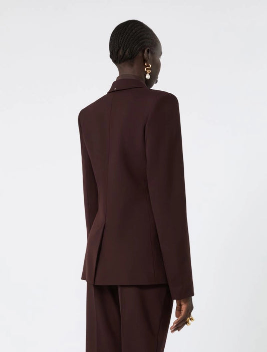SPORTMAX GIACCA CIOCCA PRUGNA
