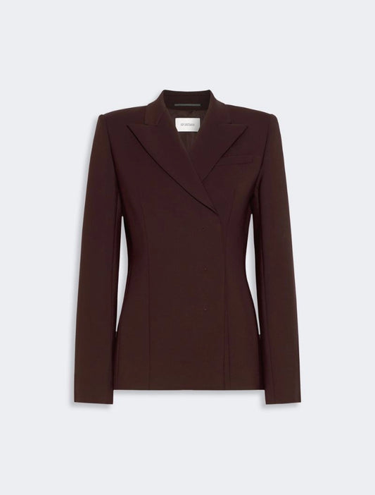 SPORTMAX GIACCA CIOCCA PRUGNA