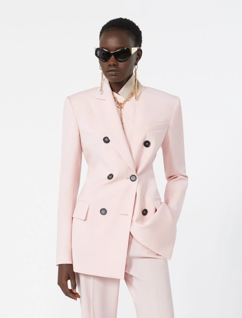 SPORTMAX GIACCA ADAMO ROSA