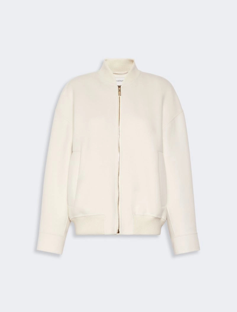 SPORTMAX GIACCONE ONDATA BIANCO