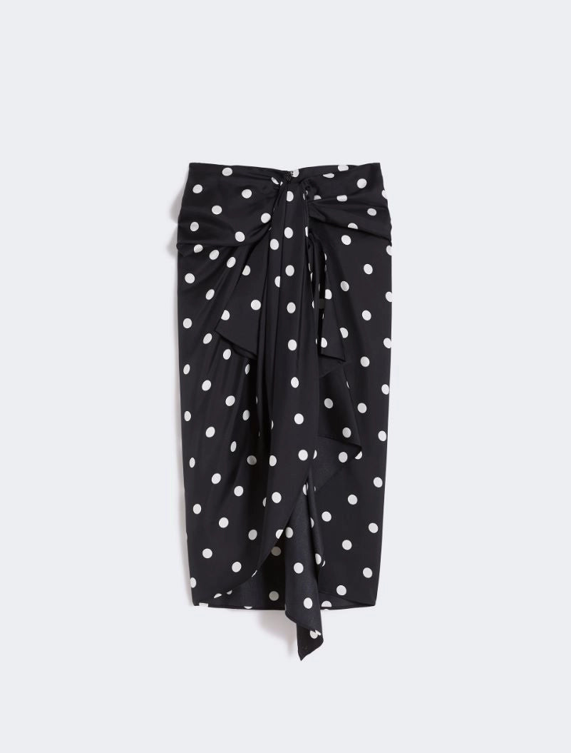 SPORTMAX GONNA GENTILE POIS BLACK