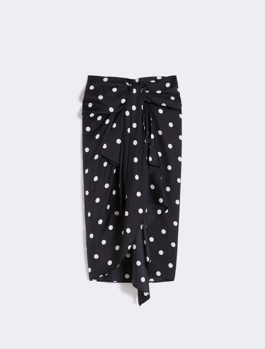 SPORTMAX GONNA GENTILE POIS BLACK