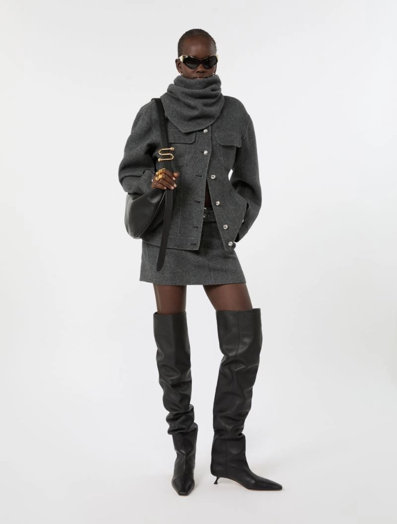 SPORTMAX GONNA PARAGGI NERO