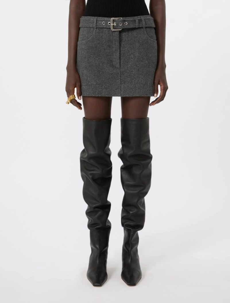 SPORTMAX GONNA PARAGGI NERO