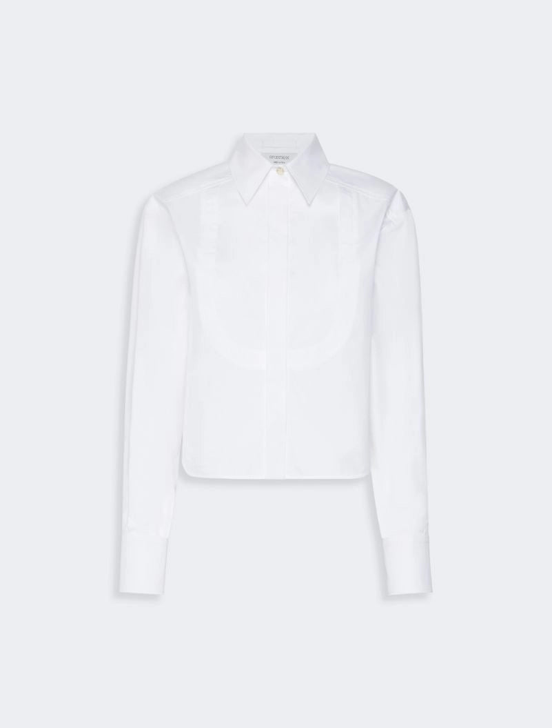 SPORTMAX CAMICIA VIRGOLA BIANCO