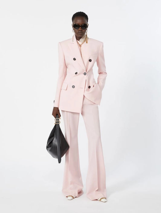 SPORTMAX PANTALONE HANGAR ROSA