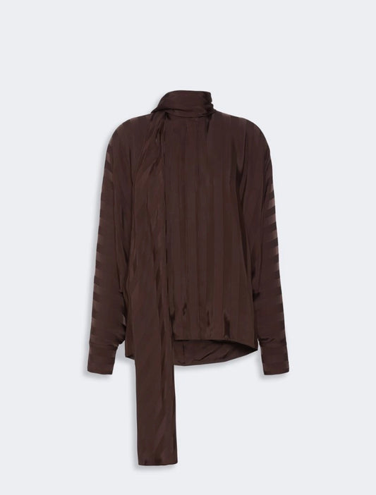 SPORTMAX CAMICIA CORSARO CIOCCOLATO