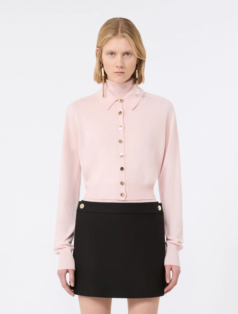 SPORTMAX CARDIGAN LIRICA ROSA