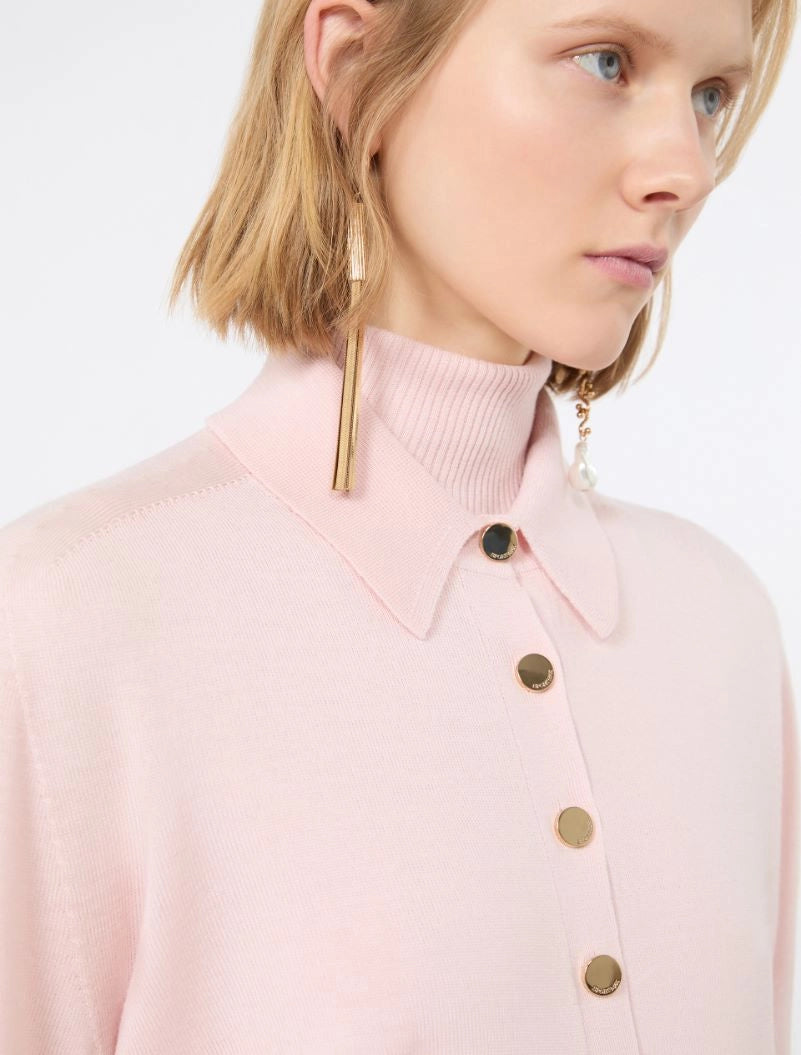 SPORTMAX CARDIGAN LIRICA ROSA