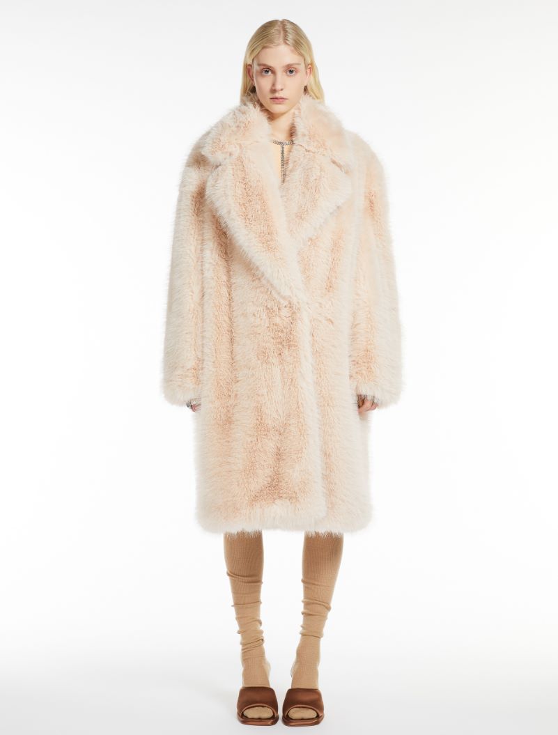 SPORTMAX CAPPOTTO MANICO ROSA