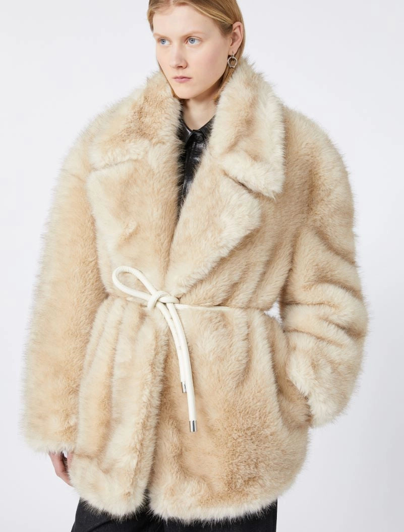 SPORTMAX GIACCONE ROSARIA BEIGE