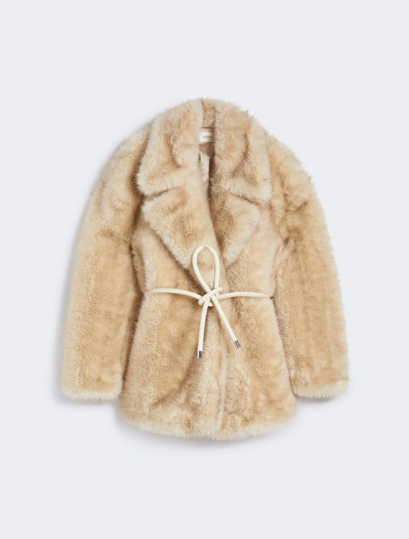SPORTMAX GIACCONE ROSARIA BEIGE