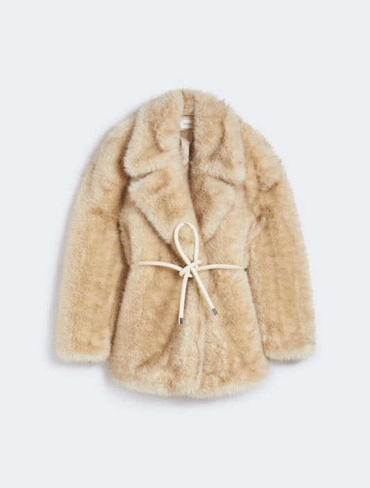 SPORTMAX GIACCONE ROSARIA BEIGE