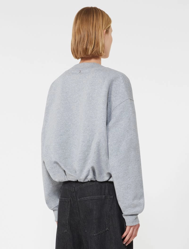 SPORTMAX FELPA COLLEG GRIGIO