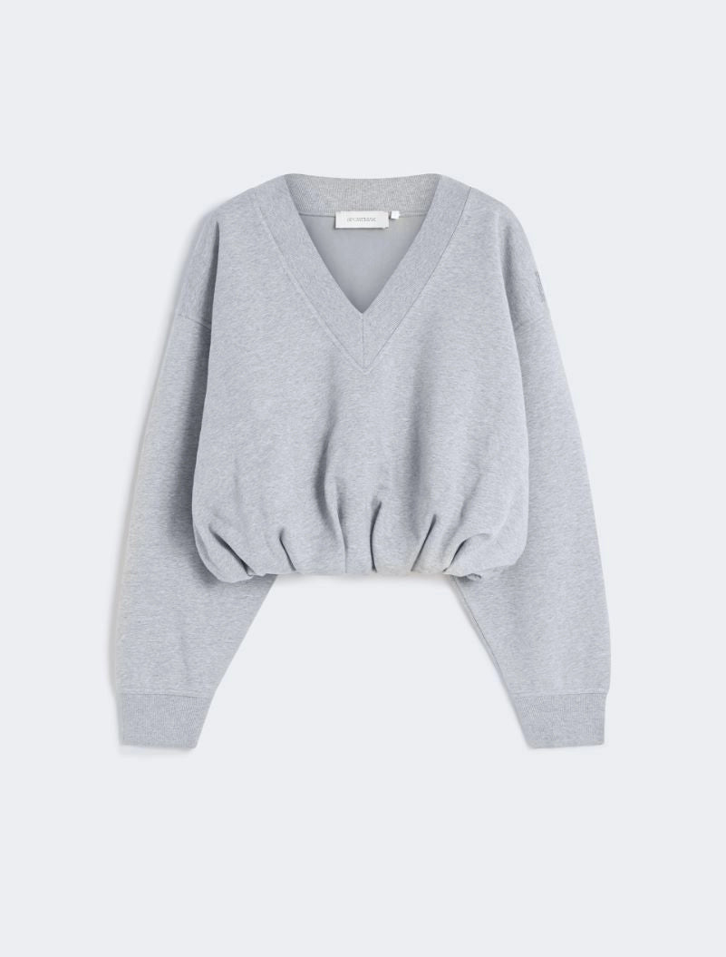 SPORTMAX FELPA COLLEG GRIGIO