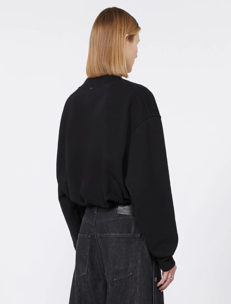 SPORTMAX FELPA COLLEG NERO