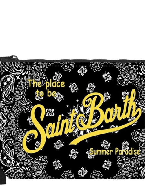 MC2 ST.BARTH POCHETTE ALINE BANDANA NERO