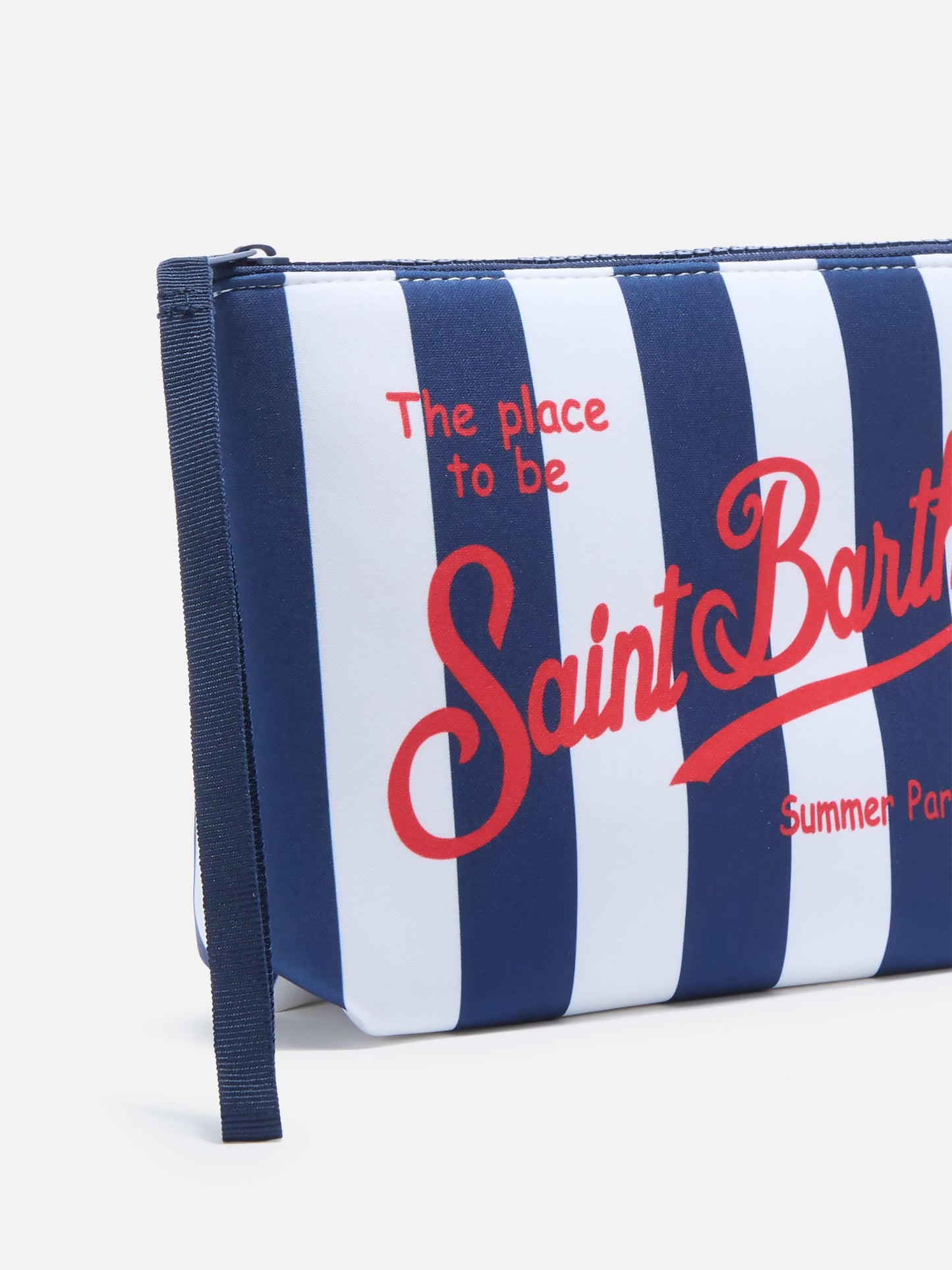 MC2 ST.BARTH POCHETTE ALINE RIGHE BLU