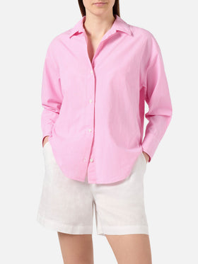 MC2 ST.BARTH CAMICIA CRISTAL MICRO RIGA ROSA