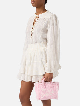 MC2 ST.BARTH VANITY BORSA MINI SPONGE TERRY ROSA