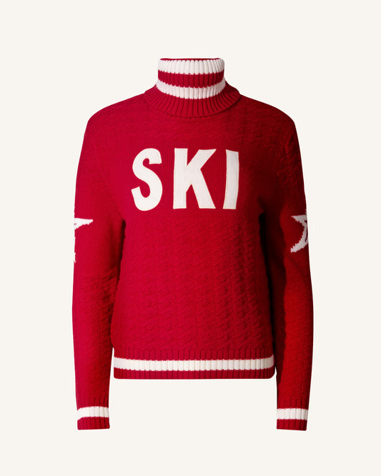 PERFECT MOMENT MAGLIONE "SKI" RED