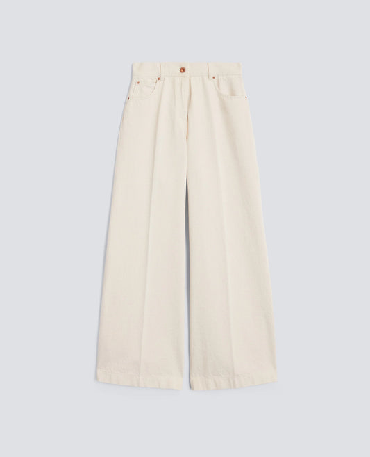 ASPESI PANTALONE DENIM AVORIO