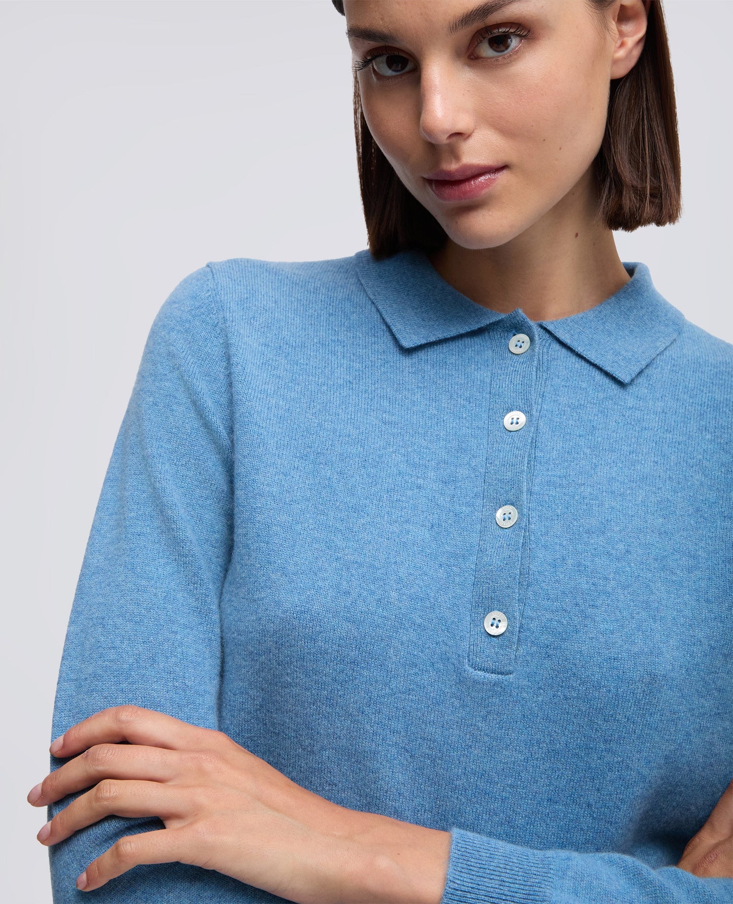 ASPESI MAGLIA POLO AZZURRO