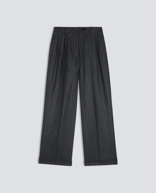 ASPESI PANTALONE GESSATO MOD.0131 GRIGIO