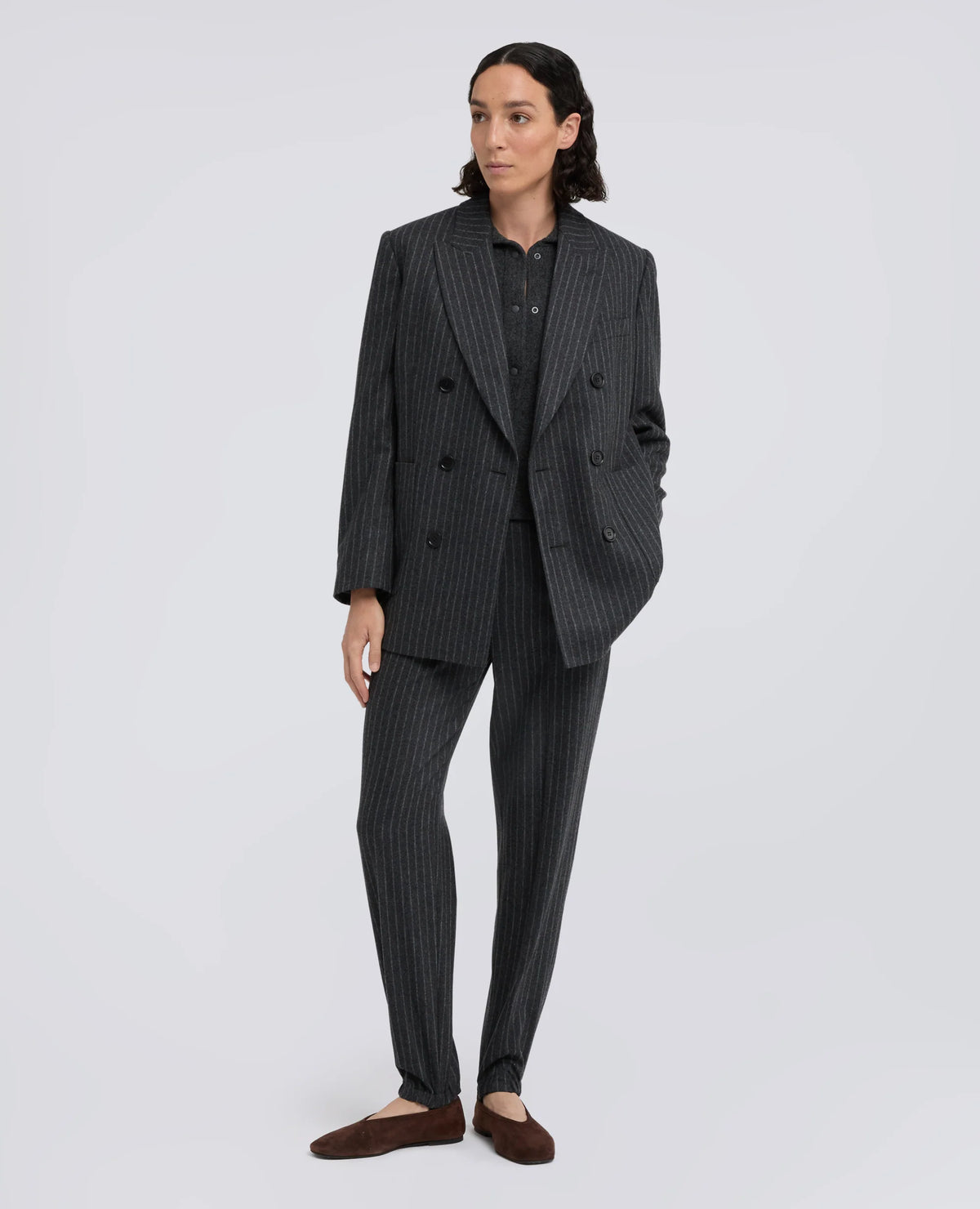 ASPESI GIACCA MOD.0956 GESSATO GRIGIO