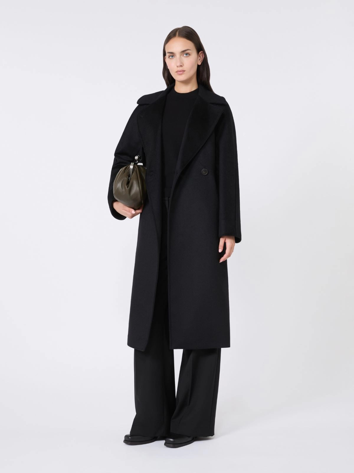 WEEKEND MAX MARA CAPPOTTO RESINA NERO