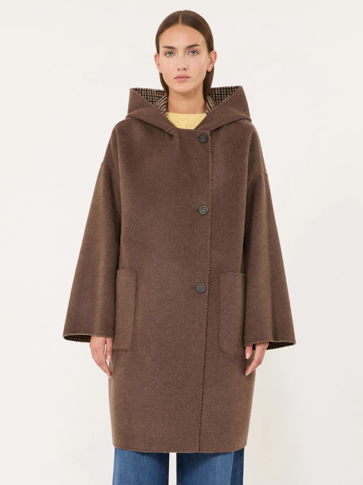 WEEKEND MAX MARA CAPPOTTO BALTA BROWN