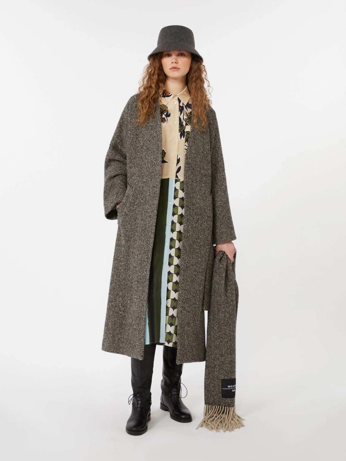 WEEKEND MAX MARA CAPPOTTO ZENICA CHEVRON