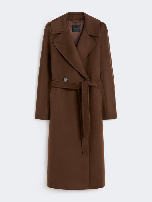 WEEKEND MAX MARA CAPPOTTO RESINA CIOCCOLATO