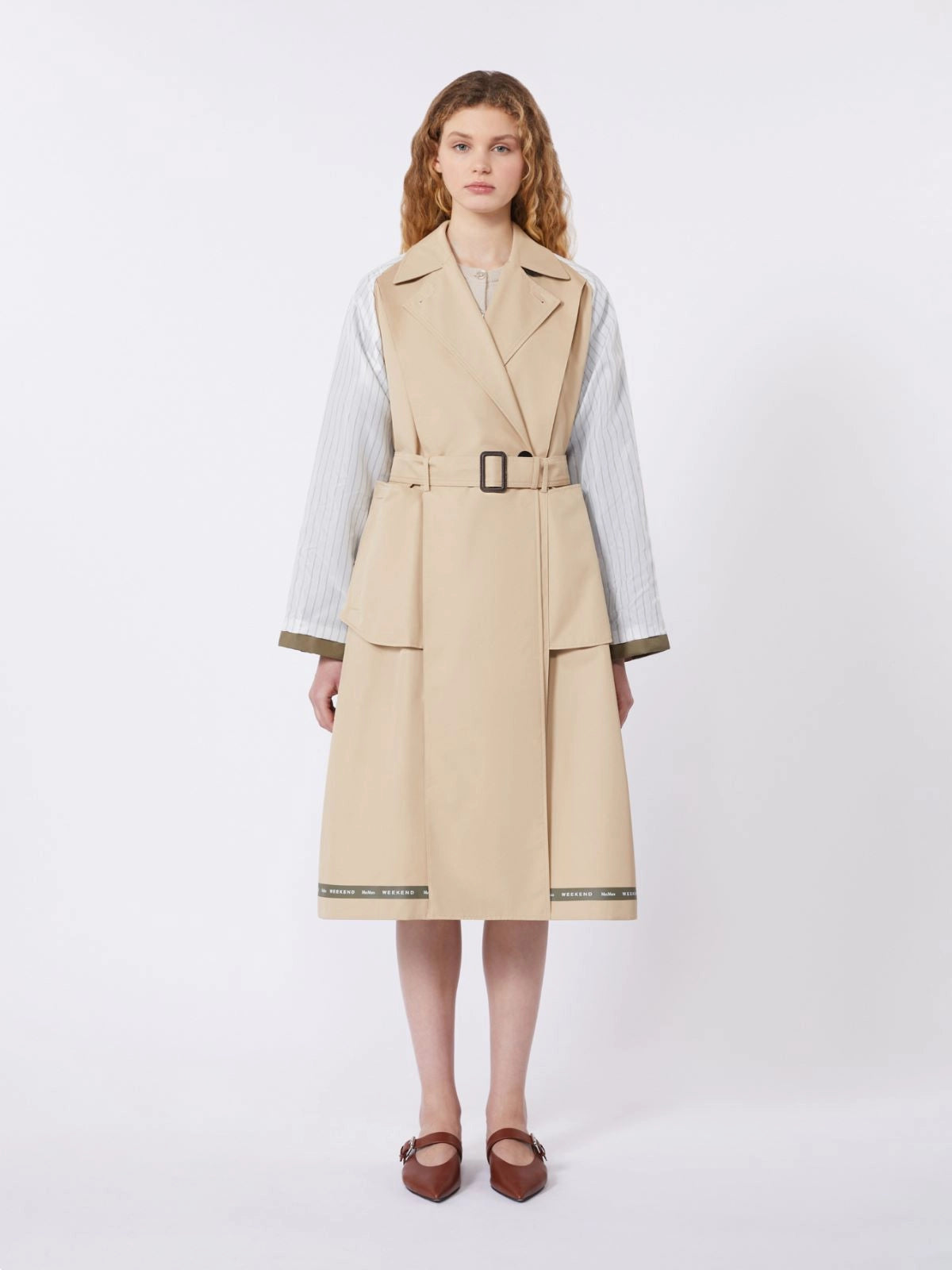 WEEKEND MAX MARA TRENCH CANASTA 024BEIGE