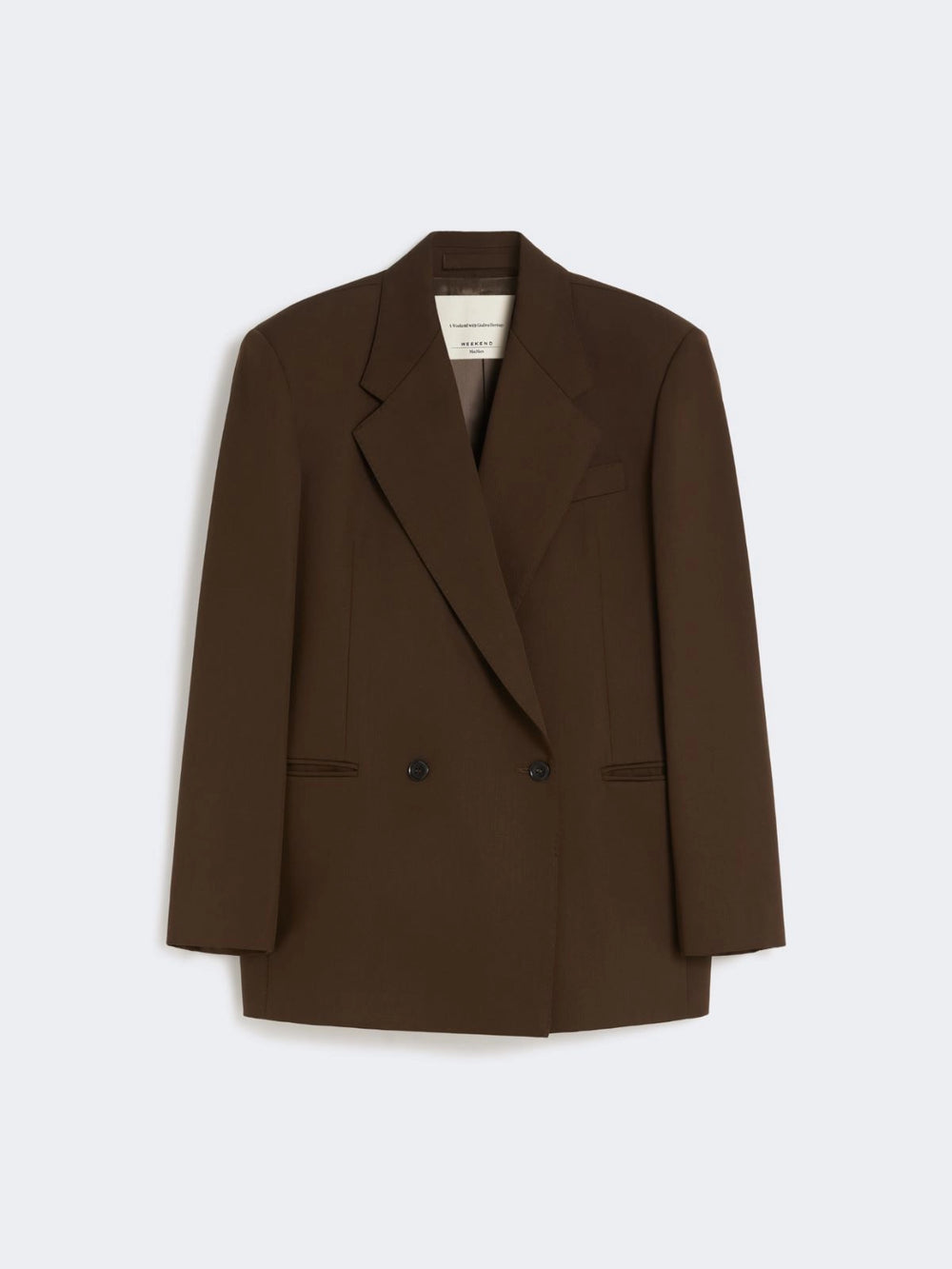 WEEKEND MAX MARA GIACCA GINSENG MARRONE