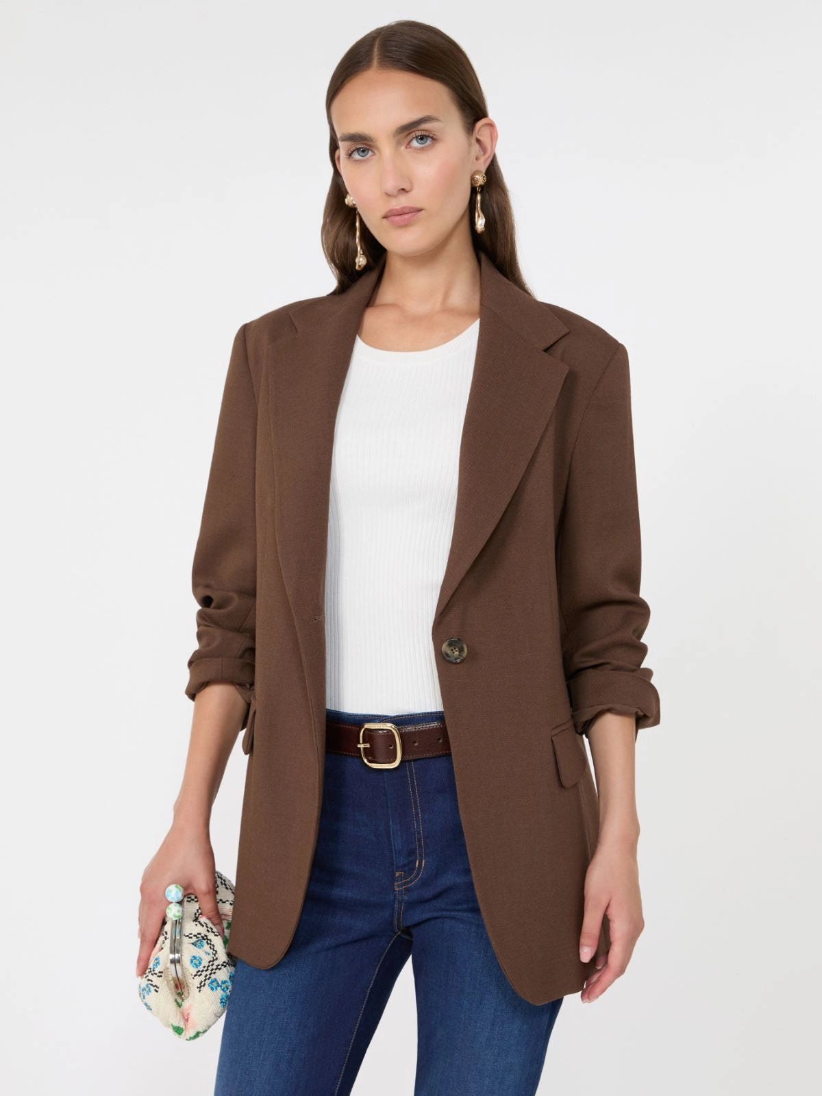 WEEKEND MAX MARA GIACCA ASTA CACAO