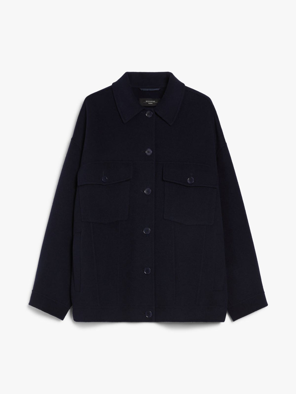 WEEKEND MAX MARA CAPPOTTO CORTO MIDA BLU