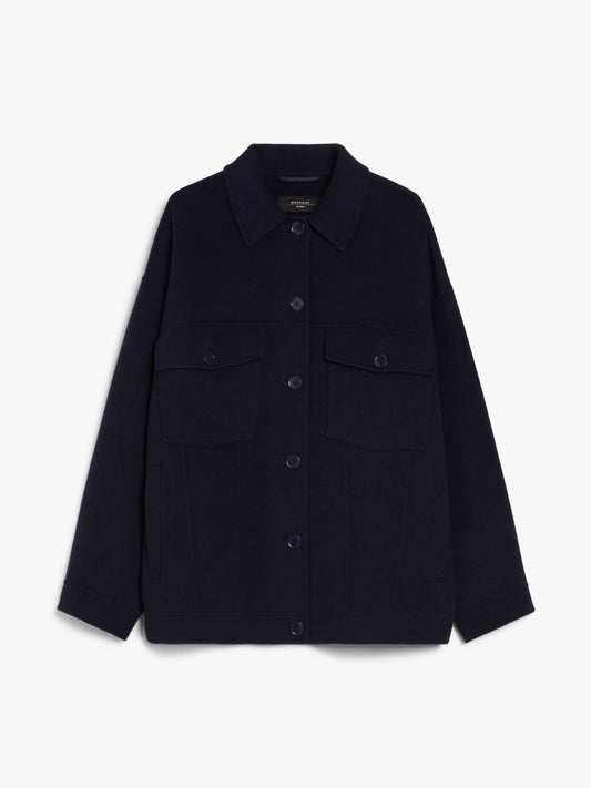 WEEKEND MAX MARA CAPPOTTO CORTO MIDA BLU