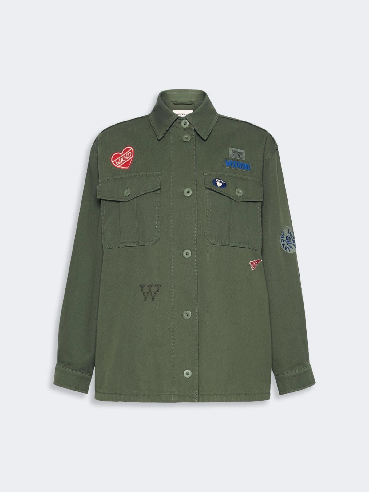 WEEKEND MAX MARA GIACCA RAZZA KAKI