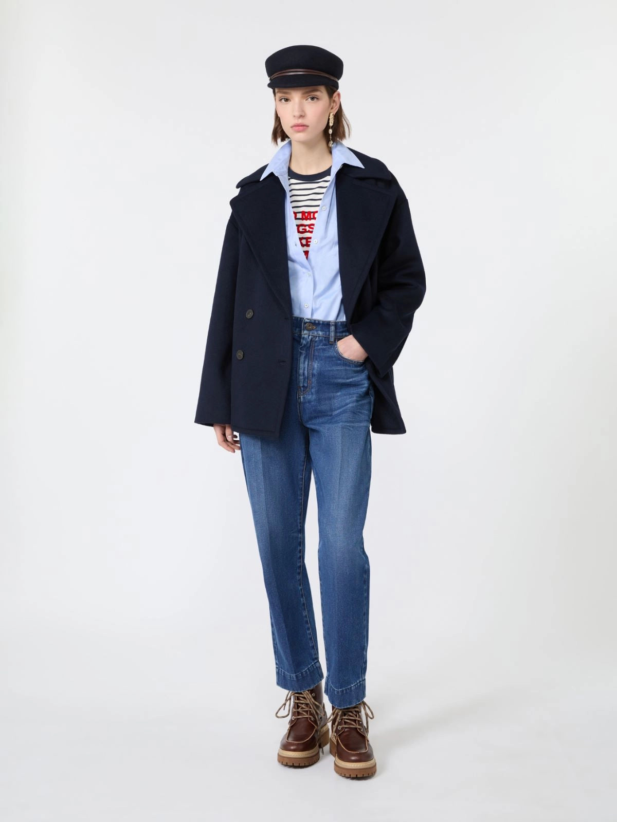 WEEKEND MAX MARA GIACCONE ALPE BLU