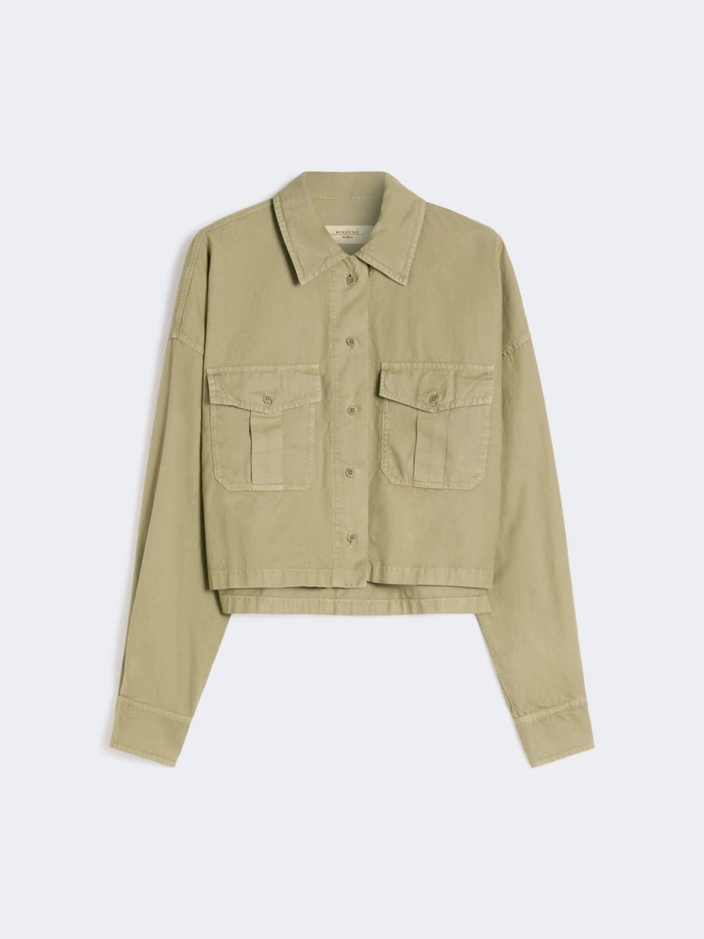 WEEKEND MAX MARA CAMICIA ACCENNI VERDE