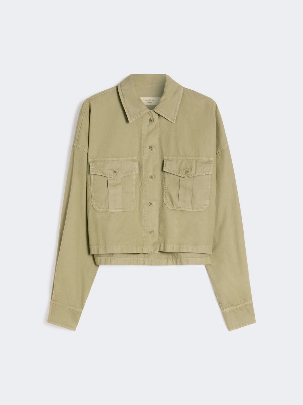 WEEKEND MAX MARA CAMICIA ACCENNI VERDE