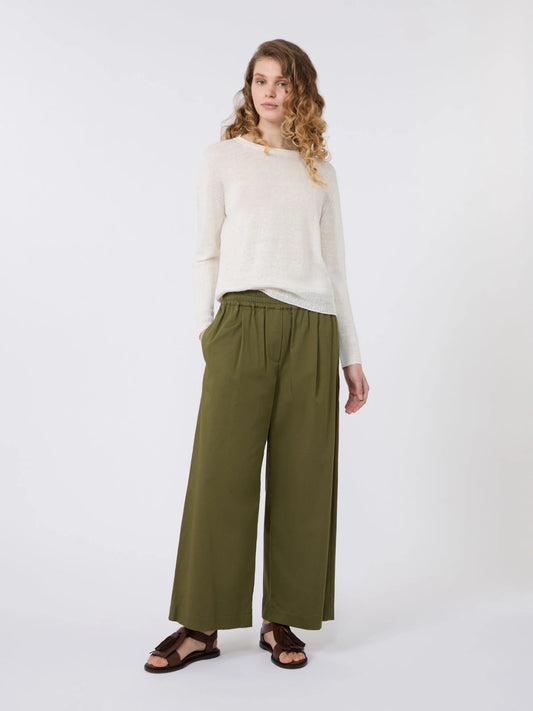 WEEKEND MAX MARA PANTALONE GOLFO KAKI