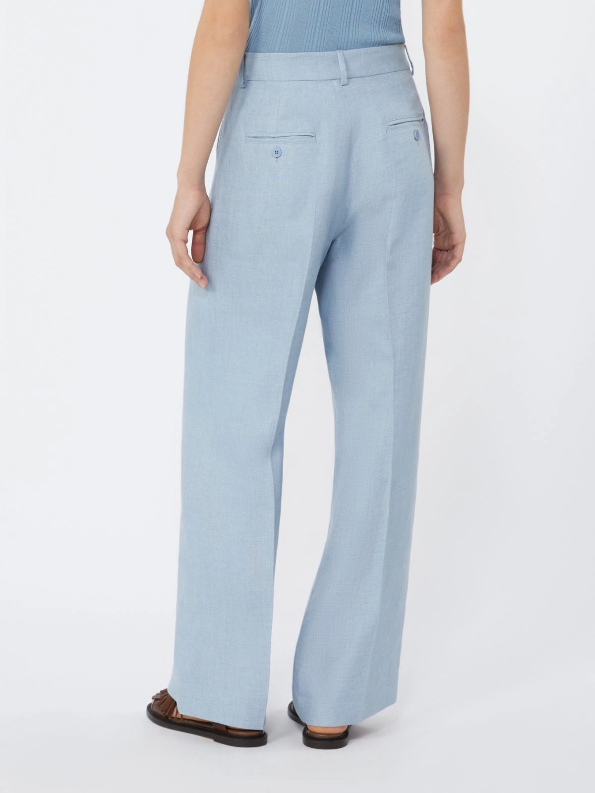 WEEKEND MAX MARA PANTALONE MALIZIA AZZURRO