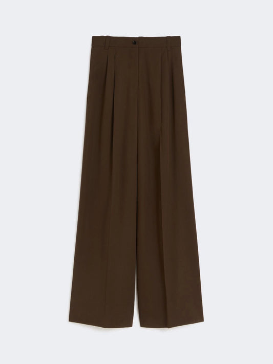 WEEKEND MAX MARA PANTALONE GARENNA MARRONE