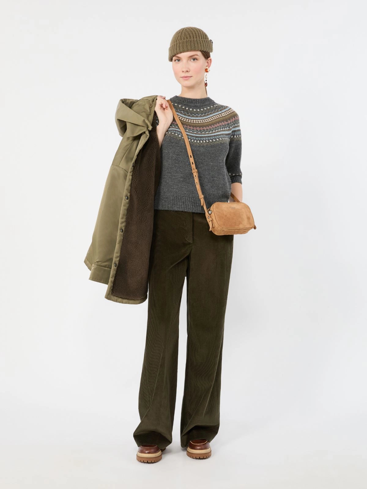 WEEKEND MAX MARA PANTALONE TANIA KAKI
