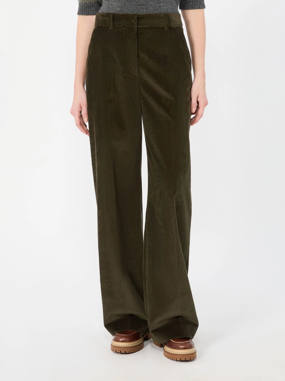 WEEKEND MAX MARA PANTALONE TANIA KAKI