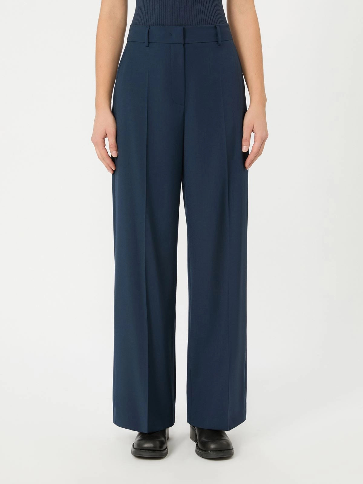 WEEKEND MAX MARA PANTALONE VISIVO BLU