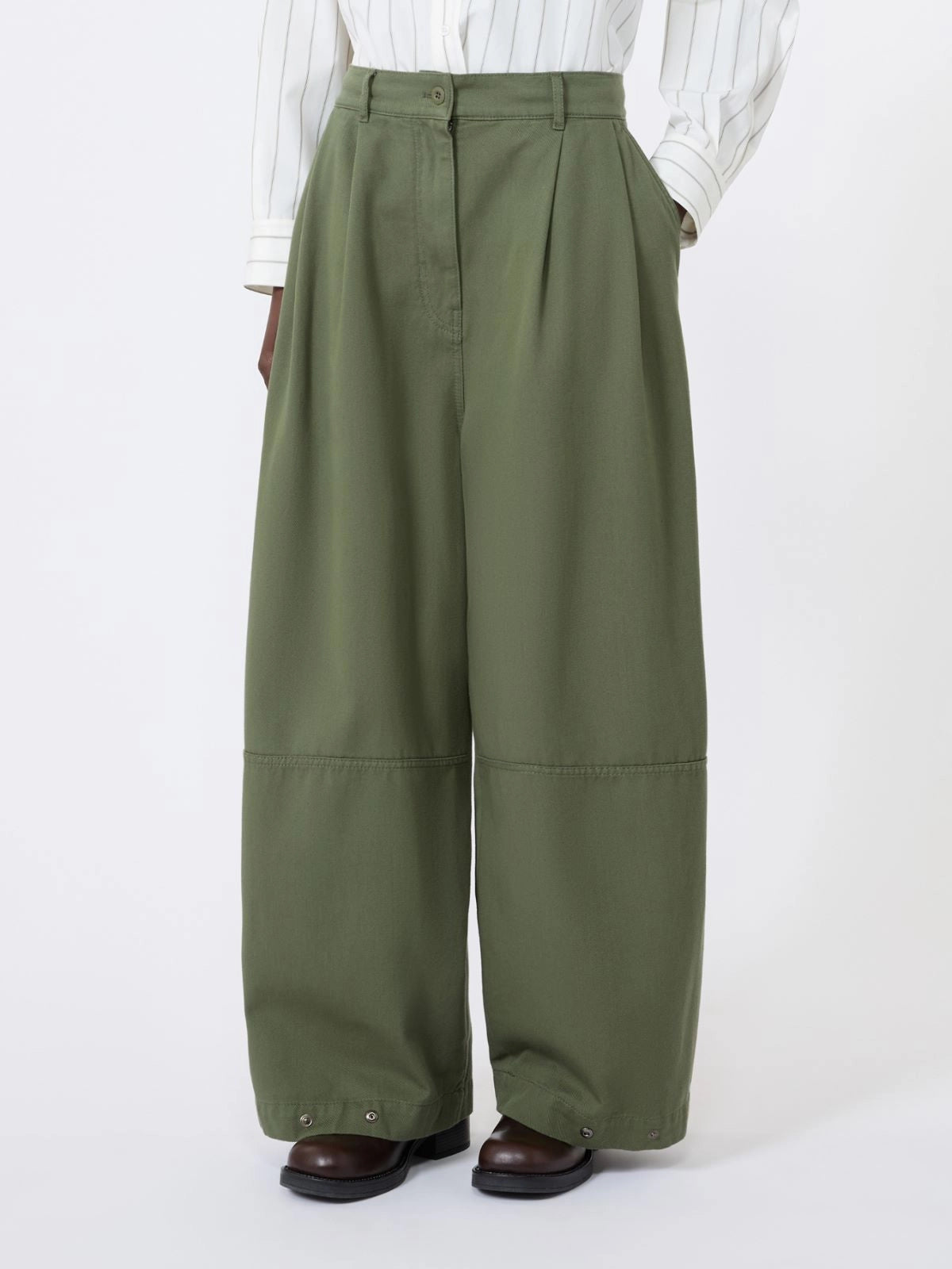 WEEKEND MAX MARA PANTALONE BACCA KAKI
